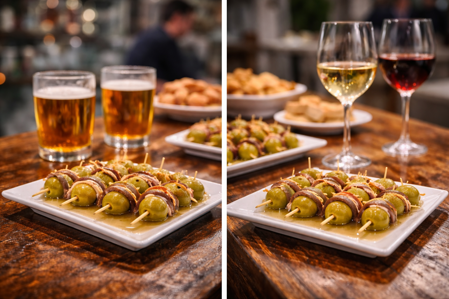 acompañamiento en bebidas