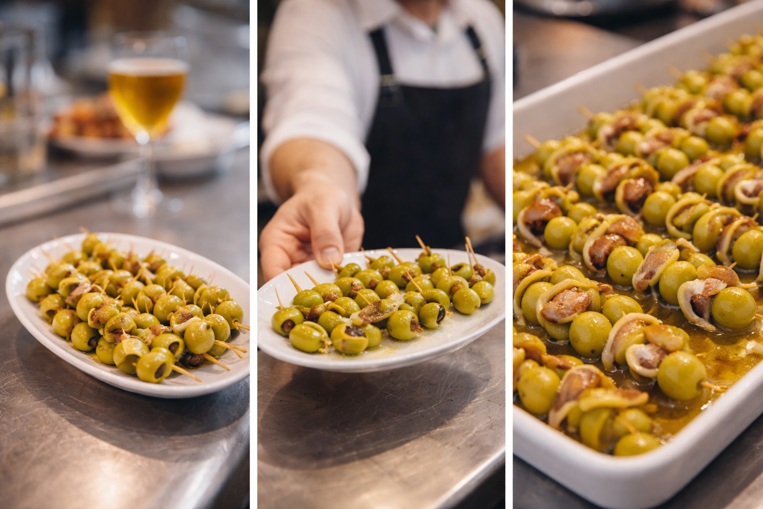 Aperitivos que funcionan en barra